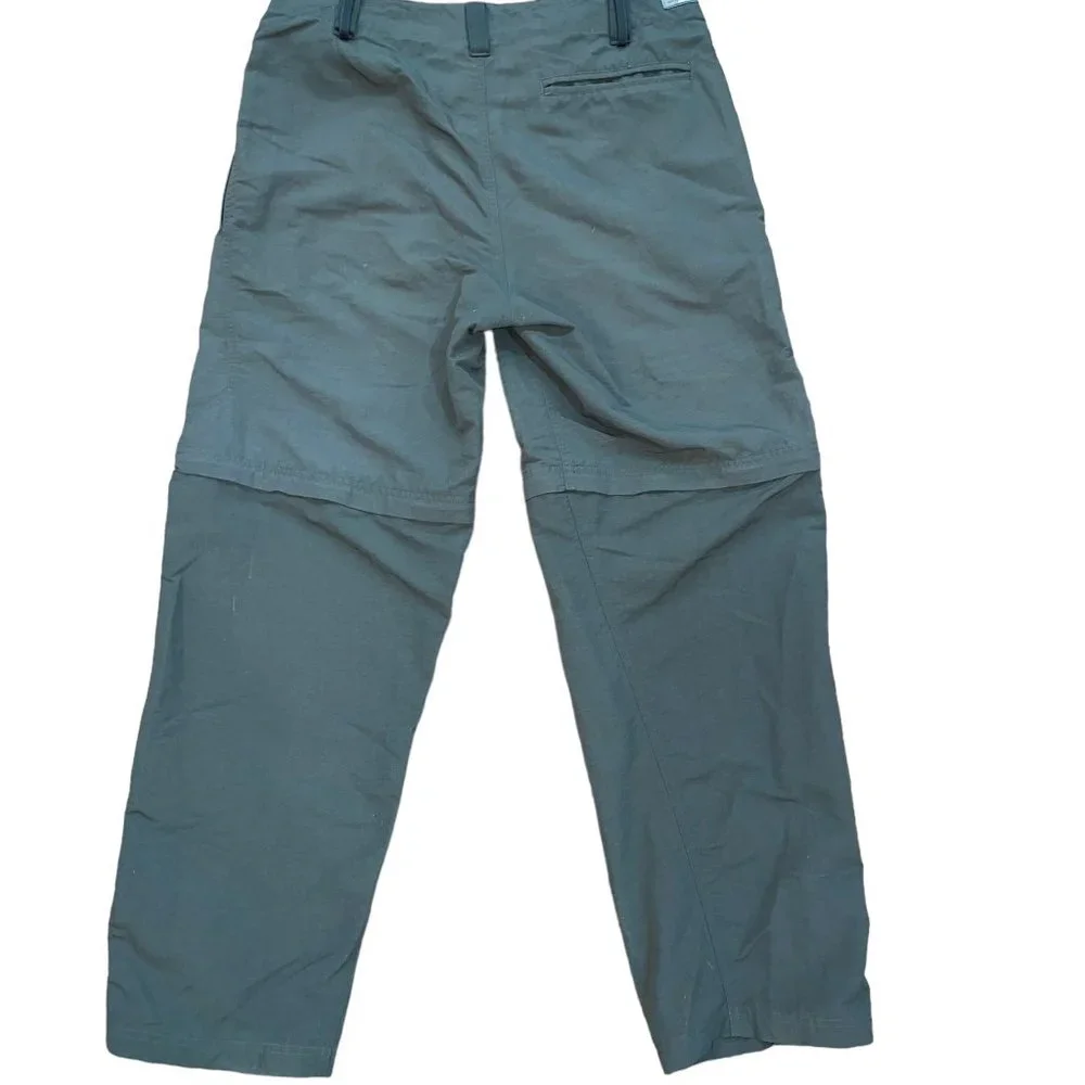 The North Face Convertible Grey Nylon Cargo Pants Size‎ 34